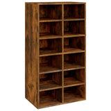 Vidaxx skostativ 54x34x100,5 cm forarbejdet træ, røget eg
