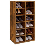 Vidaxx skostativ 54x34x100,5 cm forarbejdet træ, røget eg