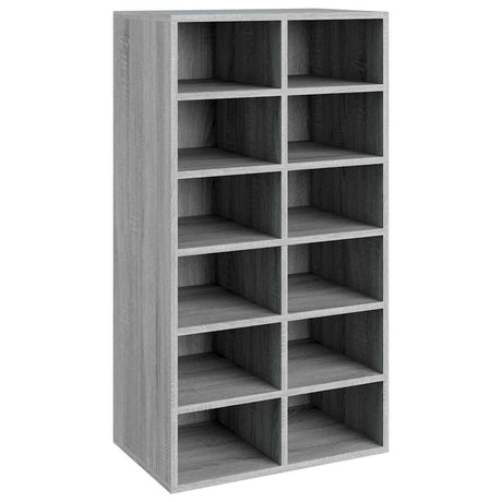 Vidaxx skostativ 54x34x100,5 cm konstrueret træ, grå sonoma eg farve