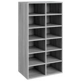 Vidaxx skostativ 54x34x100,5 cm konstrueret træ, grå sonoma eg farve