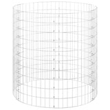 Vidaxx gabionstolpe rund ø100x100 cm galvaniseret stål