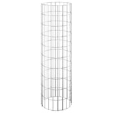 Vidaxl Gabion Planters 3. runde hævet Ø30x100 cm stål