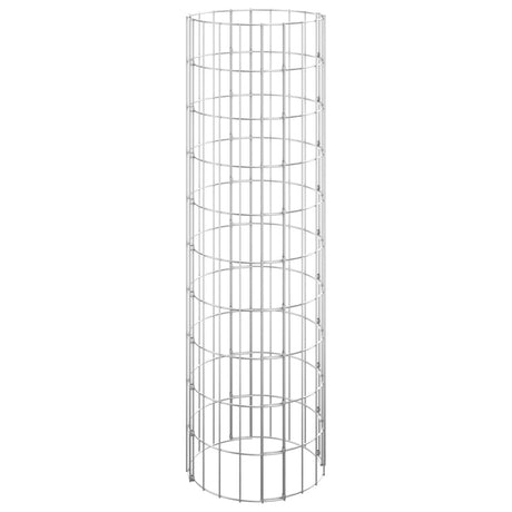 Vidaxl Gabion Planters 3. runde hævet Ø30x100 cm stål