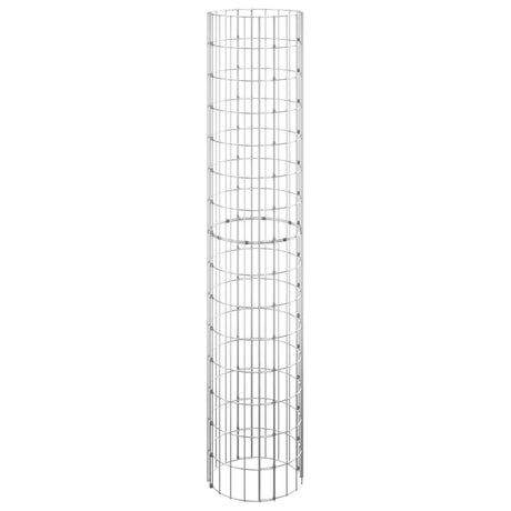 Vidaxl Gabion Planters 3. runde hævet Ø30x150 cm stål