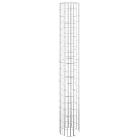 Vidaxl Gabion Planters 3. runde hævet Ø30x200 cm stål