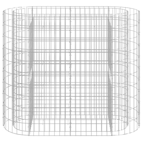 Vidaxl Gabion Planter hævede 120x50x100 cm galvaniseret jern