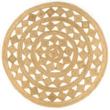 Vidaxl Rug Handmade 210 cm flettet jute