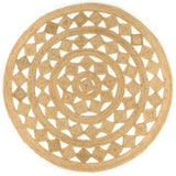 Vidaxl Rug Handmade 240 cm flettet jute