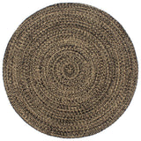 Vidaxl Rug Handmade 210 cm jute sort og brun