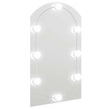 Vidaxx spejl med LED lysbue 70x40 cm glas