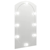 VidaXL spejl med LED lysbue 90x45 cm glas