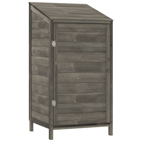 Vidaxl Garden Shed 55x52x112 cm Solid Pine -Wood Anthracite -farvet farver