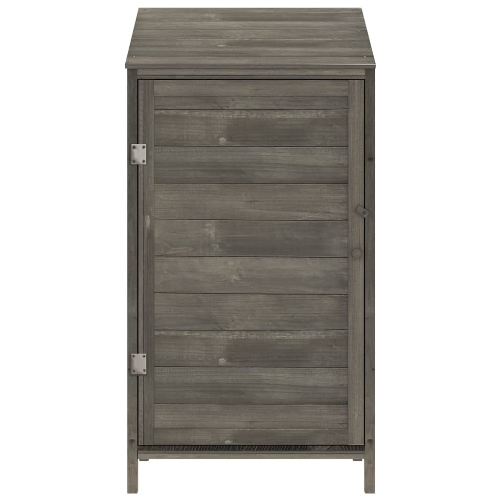 Vidaxl Garden Shed 55x52x112 cm Solid Pine -Wood Anthracite -farvet farver