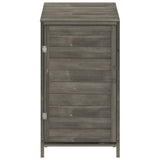 Vidaxl Garden Shed 55x52x112 cm Solid Pine -Wood Anthracite -farvet farver