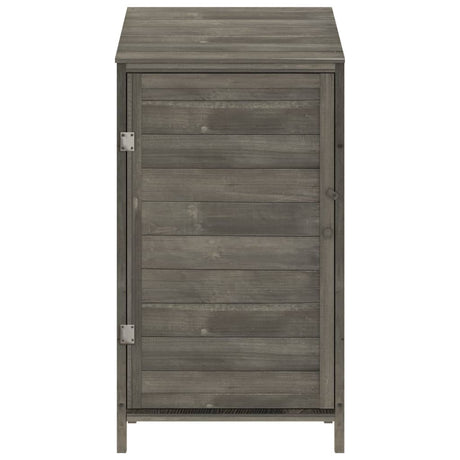 Vidaxl Garden Shed 55x52x112 cm Solid Pine -Wood Anthracite -farvet farver