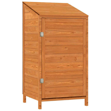 Vidaxl Garden Shed 55x52x112 cm Solid fyrretræbrun