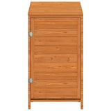 Vidaxl Garden Shed 55x52x112 cm Solid fyrretræbrun