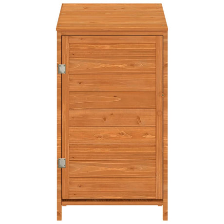 Vidaxl Garden Shed 55x52x112 cm Solid fyrretræbrun