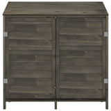 Vidaxl Garden Shed 102x52x112 cm Solid Pine -Wood Anthracite -farvet -farvet