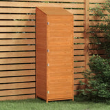 Vidaxl Garden Shed 55x52x174,5 cm Solid fyrretræbrun