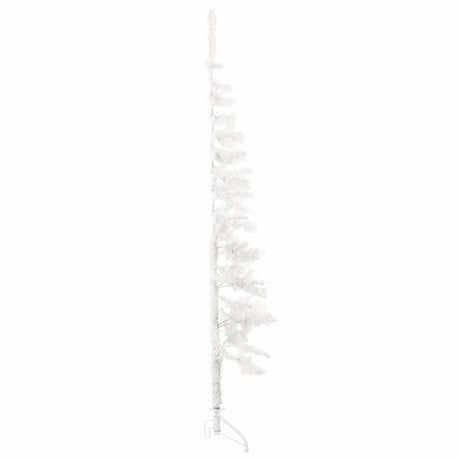 Vidaxl kunstigt juletræ halvt med standard smal 150 cm hvid