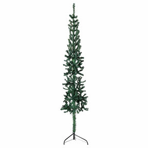 Vidaxl Kunstkerstboom halvdelen med standard smal 120 cm grøn