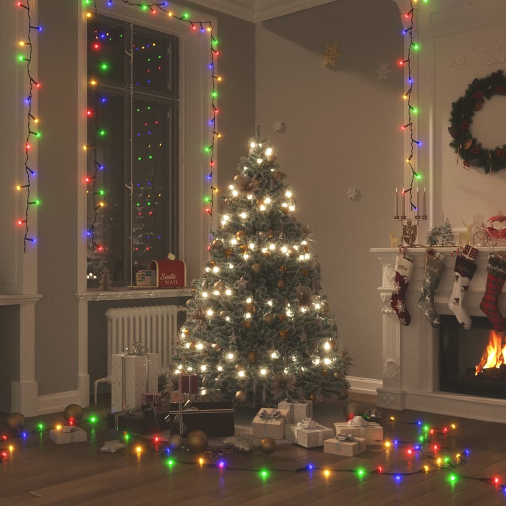 Vidaxl Light Garland med 1000 LEDS flerfarvet 100 M PVC
