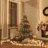 Vidaxl Light Garland Cluster med 400 lysdioder Varm hvid 7,4 M PVC