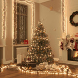Vidaxl Light Garland Cluster med 3000 lysdioder Varm hvid 23 M PVC