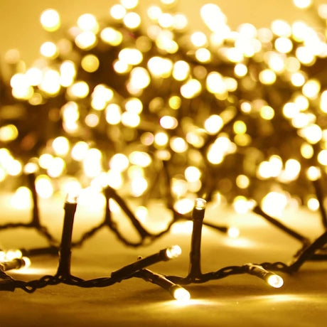 Vidaxl Light Garland Compact med 2000 lysdioder Varm hvid 45 M PVC