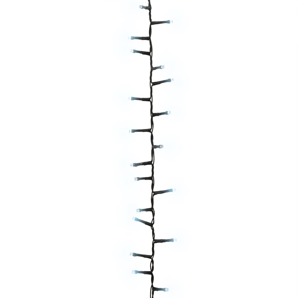 Vidaxl Light Garland Compact med 3000 lysdioder Kold hvid 65 M PVC