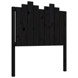 Vidaxl hoofdbord 96x4x110 cm massief grenenhout zwart