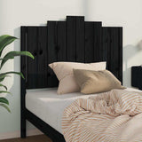 Vidaxl hoofdbord 106x4x110 cm massief grenenhout zwart