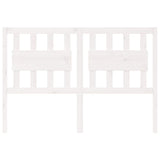 Vidaxl hoofdbord 125,5x4x100 cm massief grenenhout wit