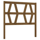 Vidaxl hoofdbord 81x4x100 cm massief grenenhout honingbruin