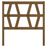 Vidaxl hoofdbord 96x4x100 cm massief grenenhout honingbruin