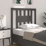 Vidaxl hoofdbord 96x4x100 cm massief grenenhout grijs