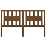 Vidaxl hoofdbord 166x4x100 cm massief grenenhout honingbruin