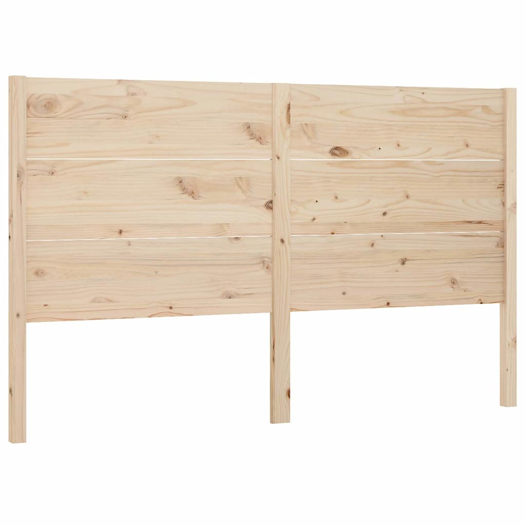 Vidaxl hoofdbord 166x4x100 cm massief grenenhout
