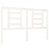 Vidaxl hoofdbord 126x4x100 cm massief grenenhout wit