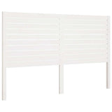 Vidaxl hoofdbord 126x4x100 cm massief grenenhout wit