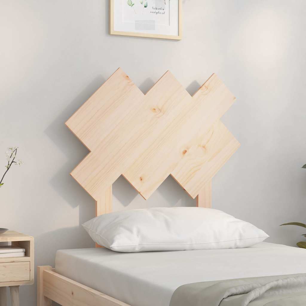 Vidaxl hoofdbord 72,5x3x81 cm massief grenenhout
