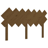 Vidaxl hoofdbord 141x3x80,5 cm massief grenenhout honingbruin
