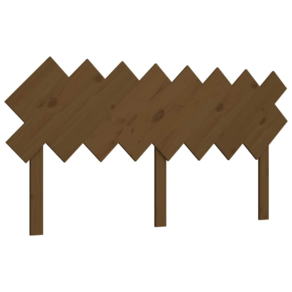 Vidaxl hoofdbord 159,5x3x80,5 cm massief grenenhout honingbruin