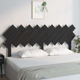 Vidaxl hoofdbord 178x3x80,5 cm massief grenenhout zwart