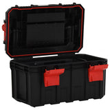 Vidaxl Toolbox 45x28x26,5 cm sort og rød