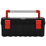 Vidaxl Toolbox 65x28x31,5 cm sort og rød