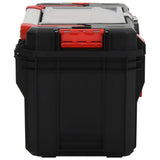 Vidaxl Toolbox 65x28x31,5 cm sort og rød