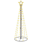 Vidaxx kegle juletræ 108 LED'er 70x180 cm varm hvid