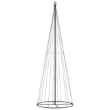 Vidaxl Kegelkerstboom 732 LEDS Kold hvid 160x500 cm